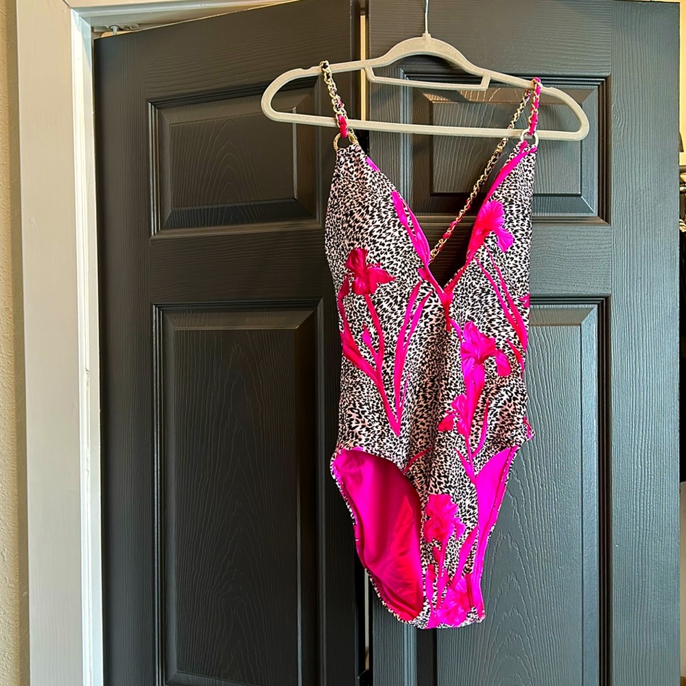 Ted Baker Deep Plunge Swimsuit